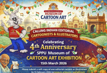 4th Anniversary of SPPU Museum of Cartoon Art: A Call to Indian Cartoonists