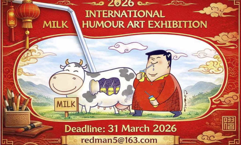 Milk in Our Lives International Art Exhibition 2026 Poster