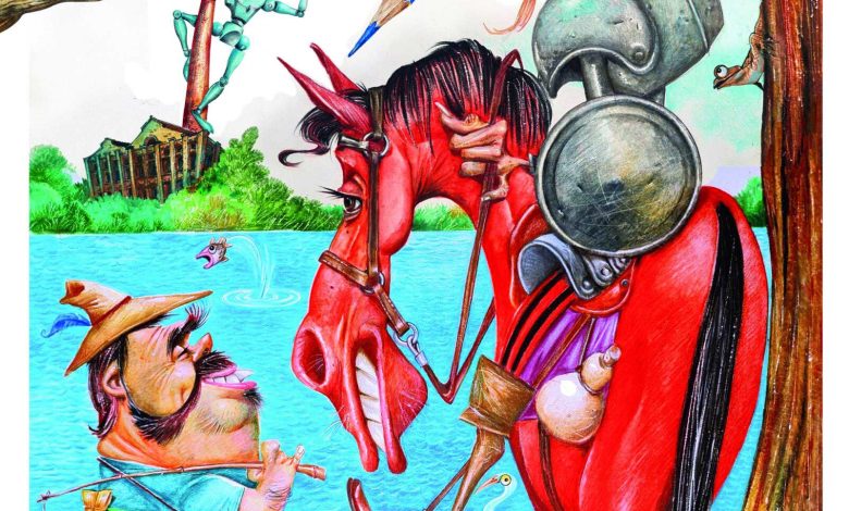 Official poster of the 53rd Piracicaba International Humor Exhibition 2026 by artist Fernandes.