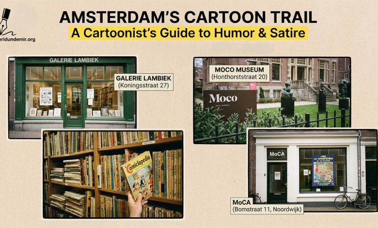 feridundemir.org Amsterdam Humor and Cartoon Museums Review - Galerie Lambiek, Moco Museum, and MoCA.