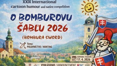 O Bomburovu Sablu 2026 International Cartoon Competition Poster