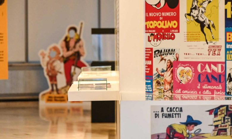 Original Italian comic book plates from the Generations exhibition in Belgrade.