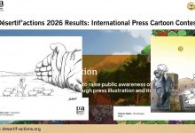 Winner cartoon of Désertif'actions 2026 International Press Cartoon Competition