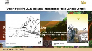 Winner cartoon of Désertif'actions 2026 International Press Cartoon Competition