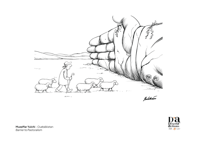 Muzaffar-Yulchi_DA26-768x573-1 The Power of Cartoons in Highlighting Pastoralism: Désertif'actions 2026 Results Announced