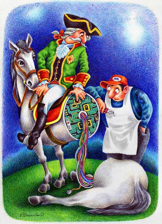 RED-MAN-2026-1-5 Winners of the 2026 International Horse Humour Art Exhibition Announced