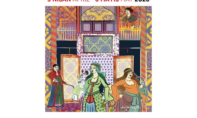 Digital illustration of Anatolian cultural heritage by artist Ayşen Baloğlu.