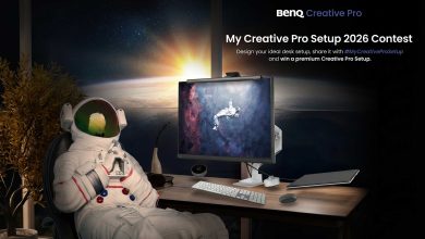 BenQ Creative Pro Setup Contest 2026 official announcement graphic showing professional monitors and workspace gear.