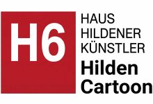Official logo of 8th Hilden Cartoon Competition 2026 Haus Hildener Künstler