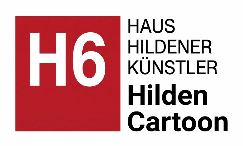 Official logo of 8th Hilden Cartoon Competition 2026 Haus Hildener Künstler