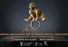 Official announcement of the 2026 Quevedos Ibero-American Graphic Humor Award.