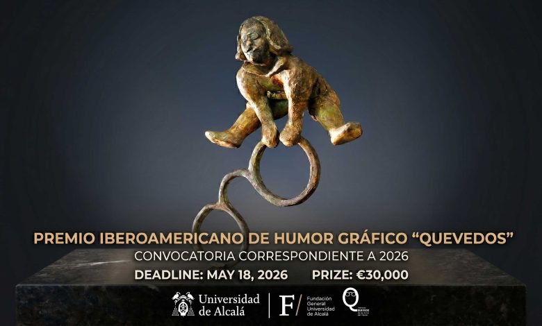 Official announcement of the 2026 Quevedos Ibero-American Graphic Humor Award.