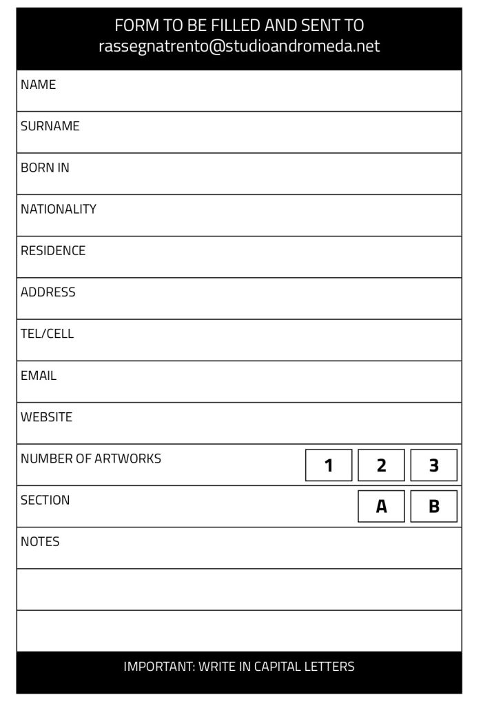 Registration-Form-701x1024 34th International Festival of Satire and Humor "City of Trento" 2026: Official Call for Entries