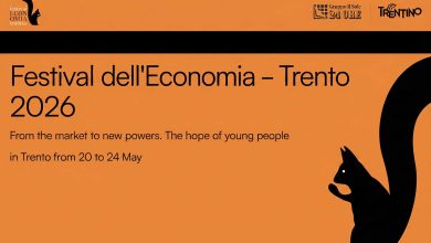 XXI Trento Economy Festival Smiles from the World Cartoon Exhibition Poster