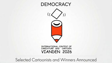 Winners of the 19th International Cartoon Contest Vianden 2026 - Theme Democracy