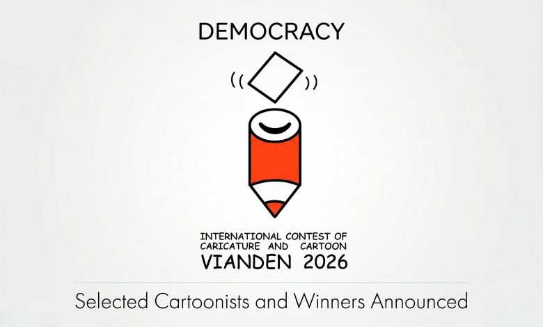 Winners of the 19th International Cartoon Contest Vianden 2026 - Theme Democracy