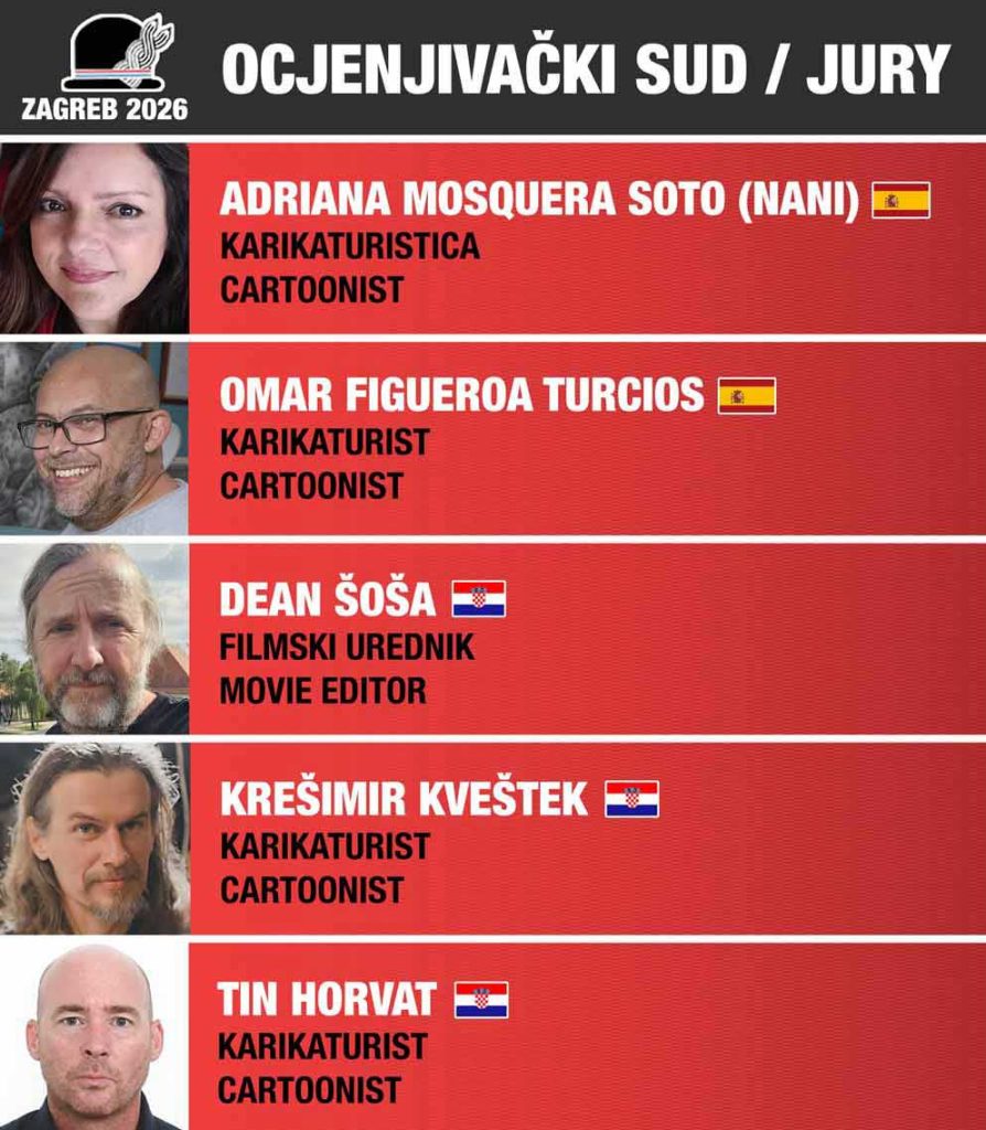 Zagreb-2026-Cartoon-Jury-Panel-894x1024 Jury Panel Announced for the 31st International Cartoon Exhibition – Zagreb 2026
