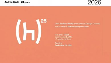 25th Andreu World International Design Contest 2026 Poster