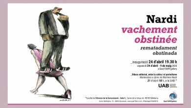 Marilena Nardi Vachement obstinée exhibition poster Barcelona