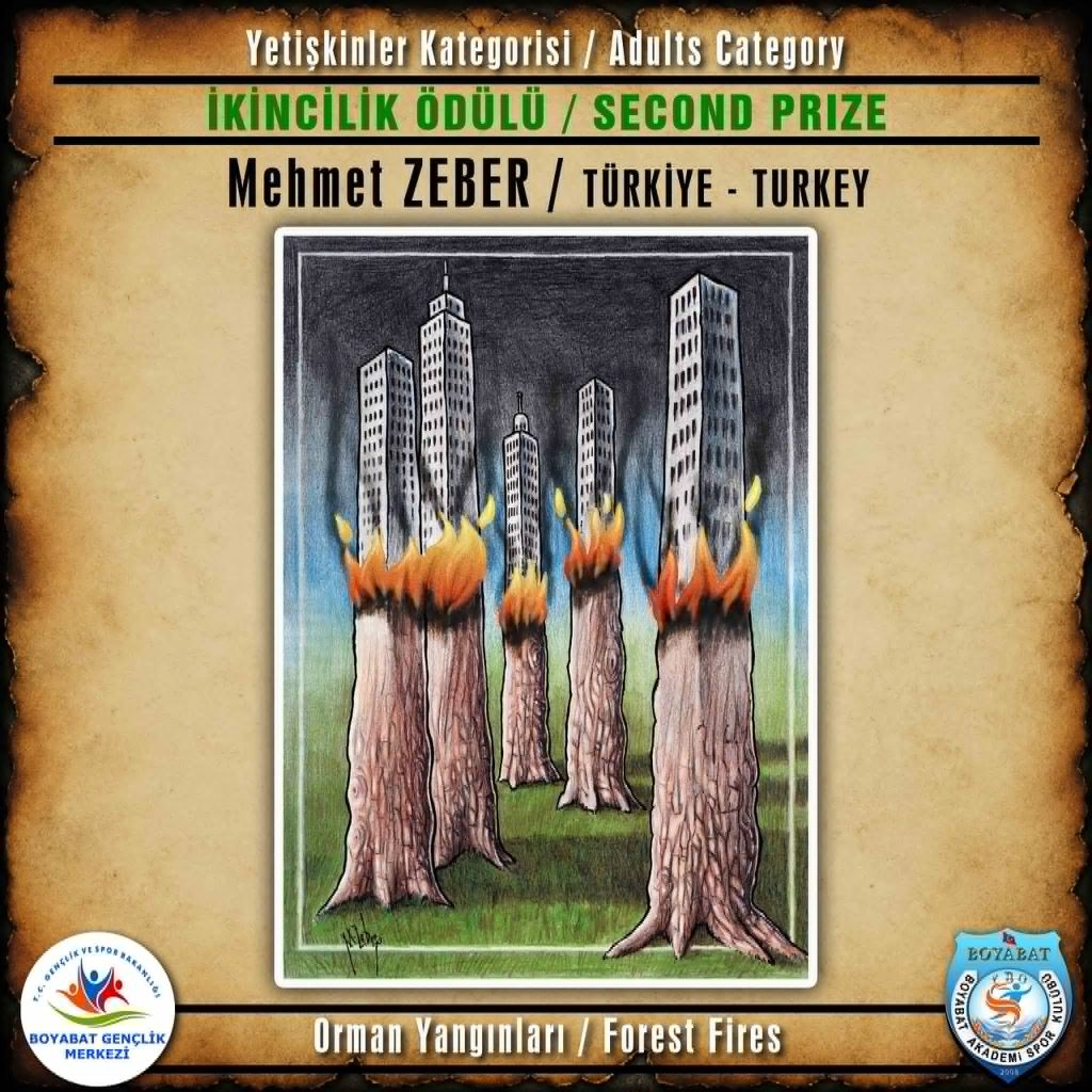 2-3-1024x1024 2nd International "Forest Fires" Cartoon Competition Winners Announced: Art for a Greener Future