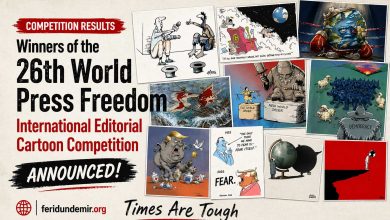 Award winning editorial cartoons 2026 World Press Freedom Canada