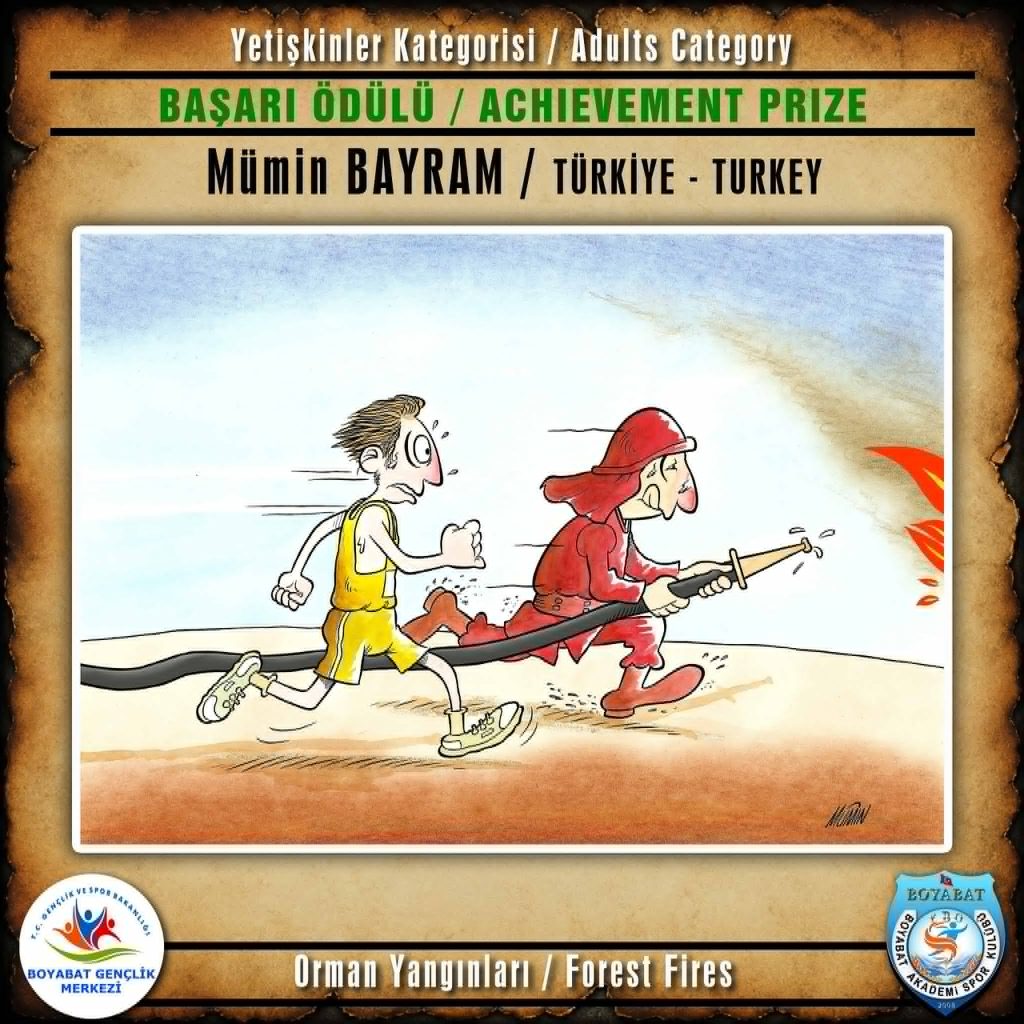 5-3-1024x1024 2nd International "Forest Fires" Cartoon Competition Winners Announced: Art for a Greener Future