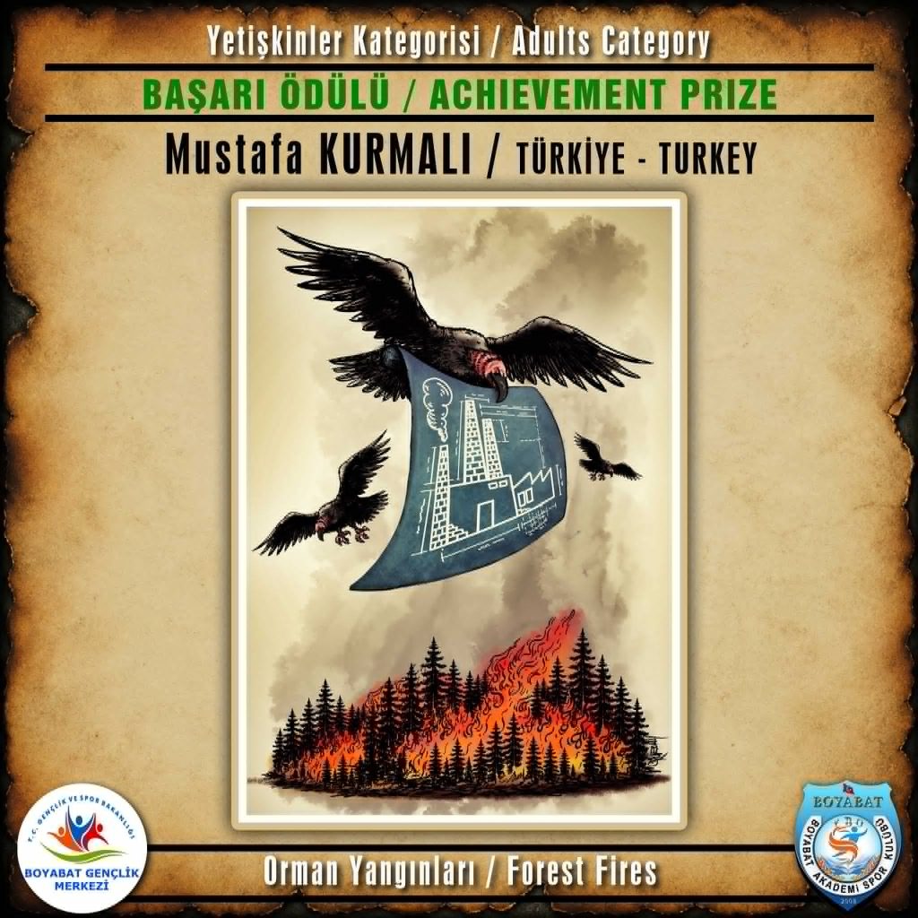 6-5-1024x1024 2nd International "Forest Fires" Cartoon Competition Winners Announced: Art for a Greener Future