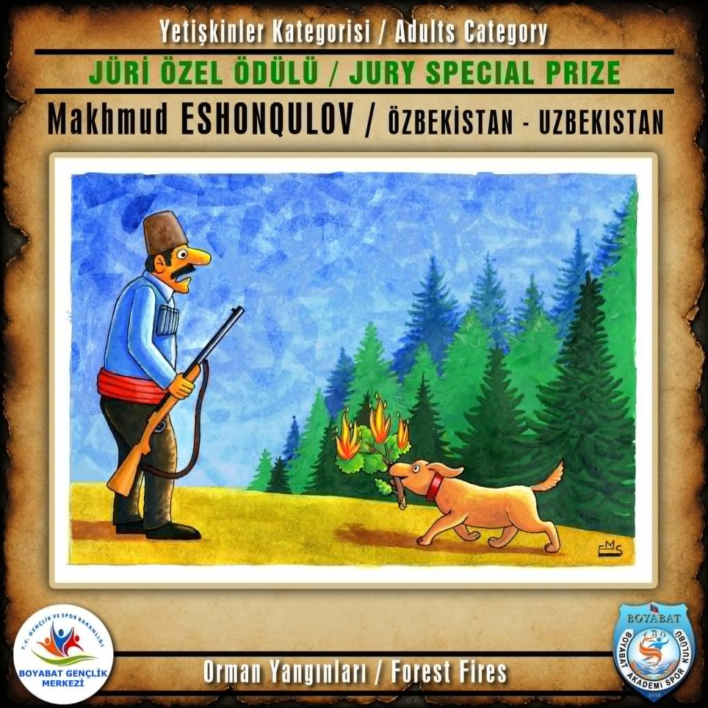 8-4-1024x1024 2nd International "Forest Fires" Cartoon Competition Winners Announced: Art for a Greener Future