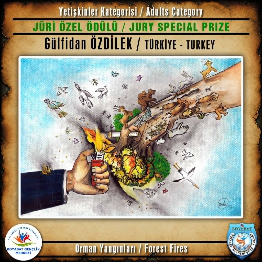 9-4-1024x1024 2nd International "Forest Fires" Cartoon Competition Winners Announced: Art for a Greener Future