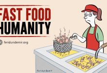 Fast Food Humanity | Cartoon by Feridun Demir