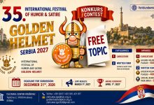 Poster of the 35th International Festival of Humor & Satire Golden Helmet Serbia 2027