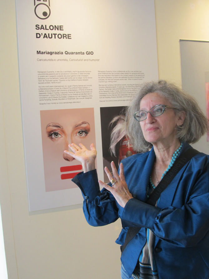 IMG_1592 Gio’s Author’s Salon Draws Attention at Umoristi a Marostica 2026