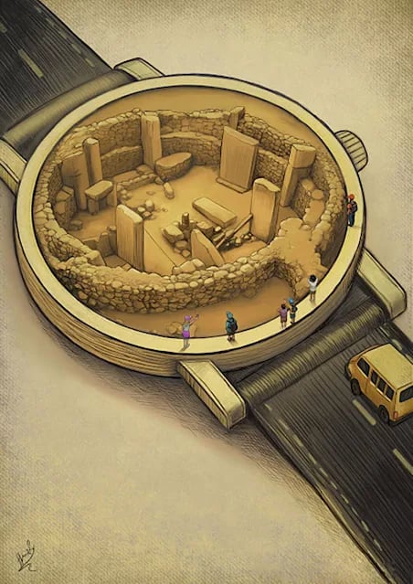 1-Hamid-GHALIJARI-Iran Winners of the 17th International Tourism Cartoon Contest in Turkey Announced