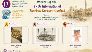 Award-winning cartoons and winners of the 17th International Tourism Cartoon Contest in Turkey.