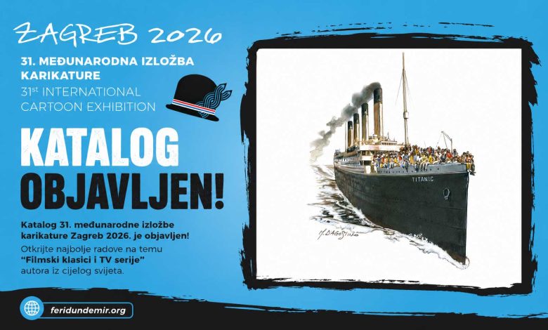 Cover of the Catalog of the 31st International Cartoon Exhibition Zagreb 2026