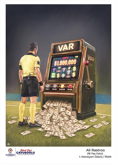 4-Ali-Rastroo-Iran 6th International Cartoon Contest in Turkey Winners Announced
