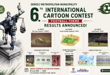 Winners of the 6th International Cartoon Contest in Turkey announced by Denizli Metropolitan Municipality.