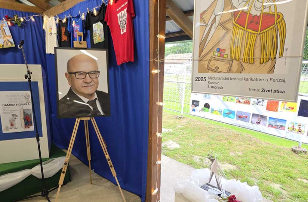 Damir-Novak-10-1024x673 Memorial Cartoon Exhibition Opens in Honor of the Late Cartoonist Damir Novak