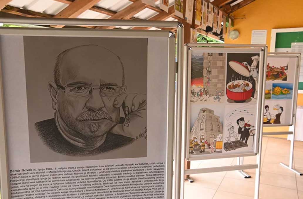 Damir-Novak-2 Memorial Cartoon Exhibition Opens in Honor of the Late Cartoonist Damir Novak