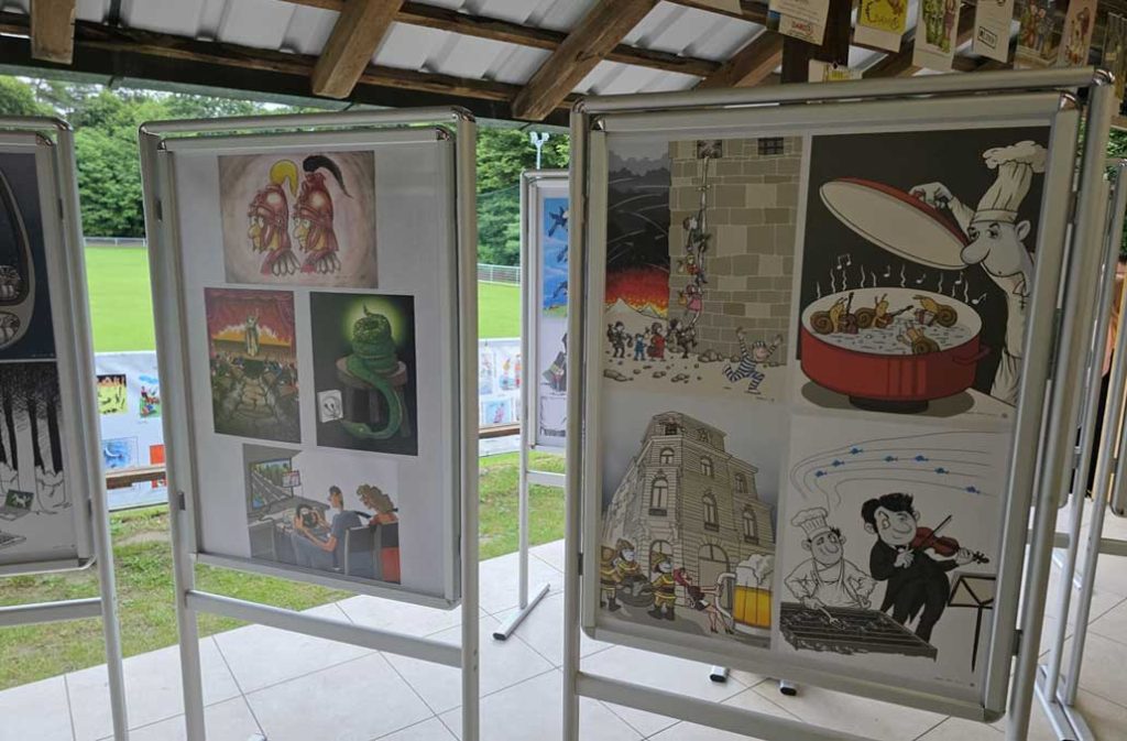 Damir-Novak-7-1024x673 Memorial Cartoon Exhibition Opens in Honor of the Late Cartoonist Damir Novak
