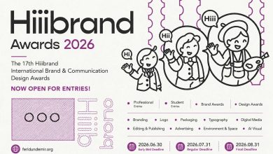 Hiiibrand Awards 2026 official announcement featuring the international brand and communication design competition.