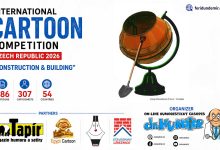 Participants of the International Cartoon Competition Czech Republic 2026 announced for the Construction & Building themed exhibition.