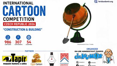 Participants of the International Cartoon Competition Czech Republic 2026 announced for the Construction & Building themed exhibition.