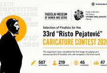 Official finalists announced for the 33rd Risto Pejatovic International Caricature Contest 2026 in Montenegro.