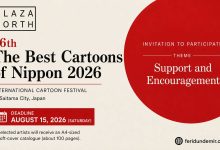 Poster of the 36th The Best Cartoons of Nippon 2026 International Cartoon Festival in Saitama, Japan.