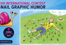 Jordi Huete wins the 18th International Snail Graphic Humor Contest in Spain.