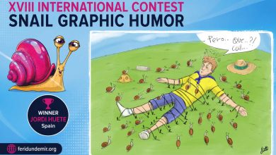 Jordi Huete wins the 18th International Snail Graphic Humor Contest in Spain.