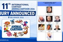 International jury of the 11th Animalcartoon Contest 2026 in Belgrade