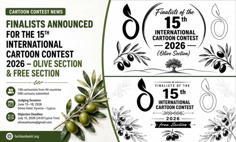 Finalists of the 15th International Cartoon Contest 2026 in Cyprus