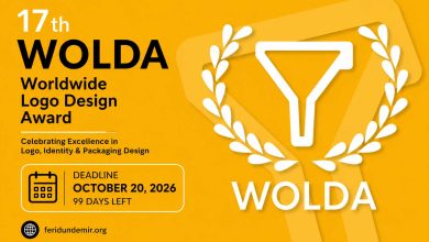 17th WOLDA Worldwide Logo Design Award 2026 call for entries poster